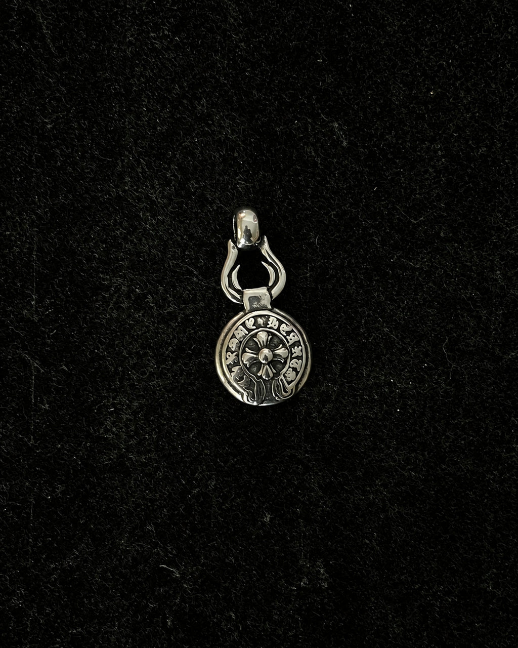 Round Cross Pendant