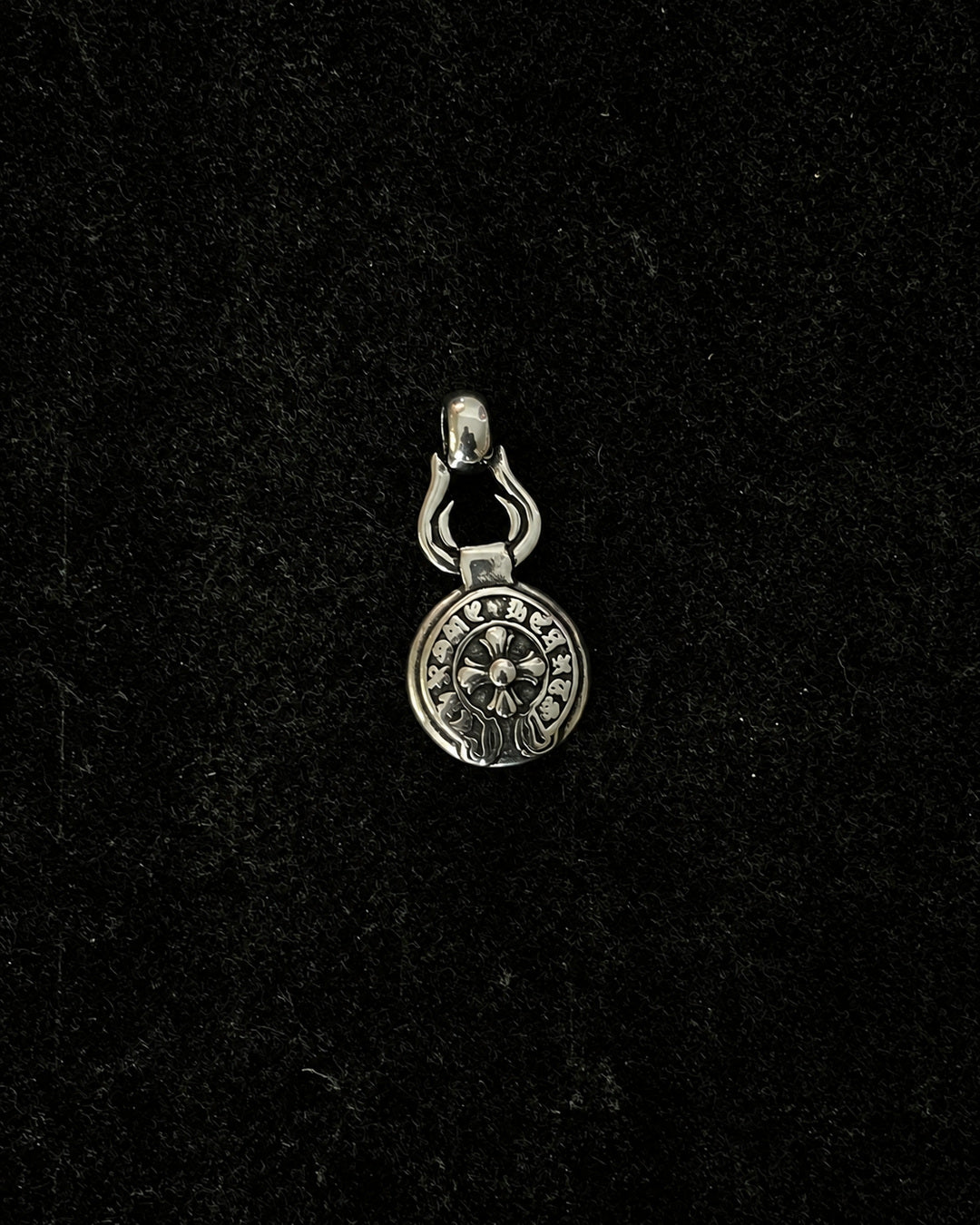 Round Cross Pendant