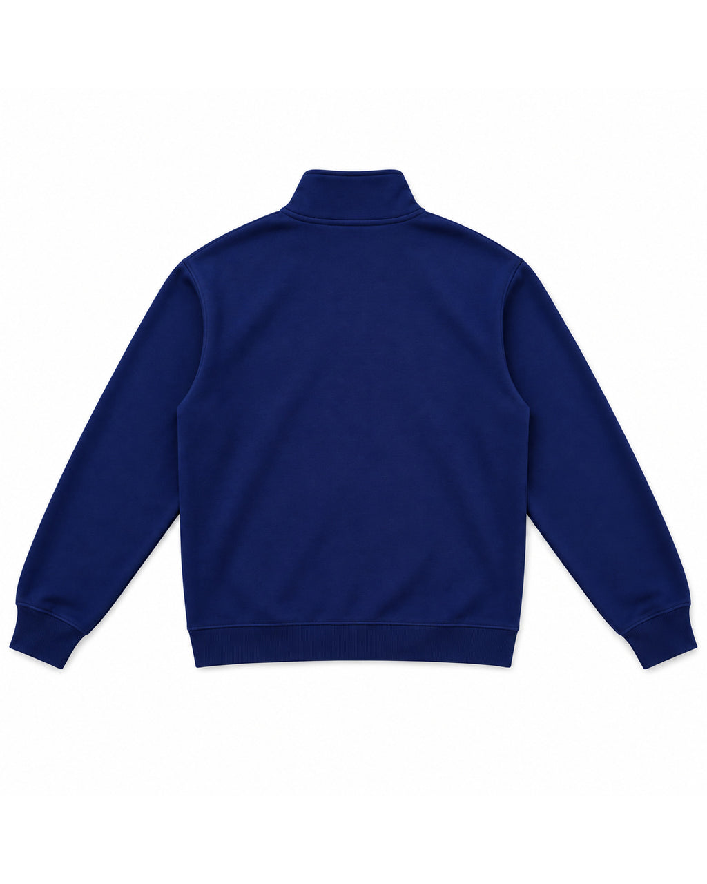 Royal Blue Quarter-Zip Pullover – back view