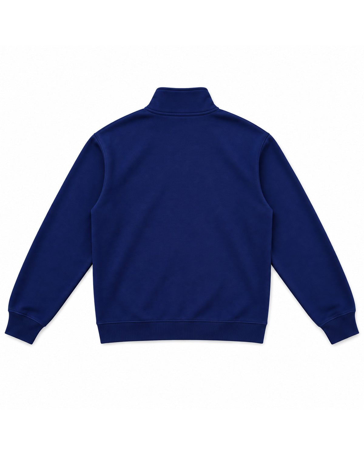 Royal Blue Quarter-Zip Pullover – back view