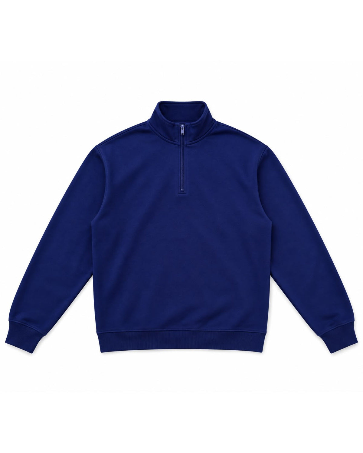 Royal Blue Quarter-Zip Pullover – front view