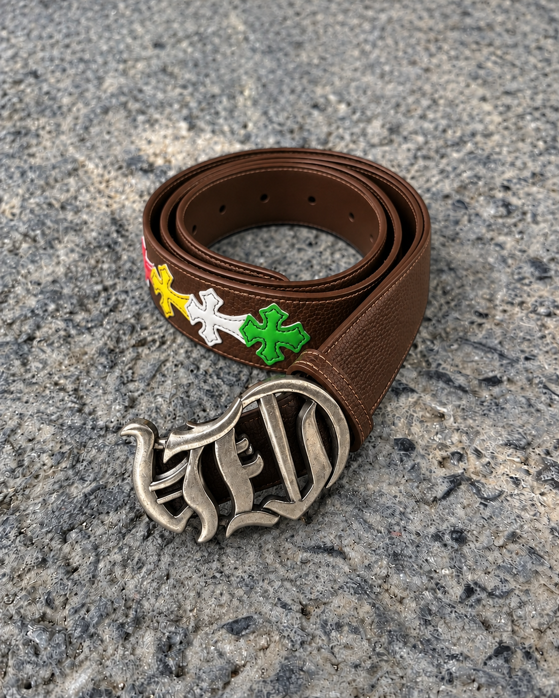 Scripture - Brown Chrome Hearts