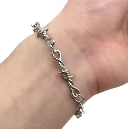 Thorn silver bracelet