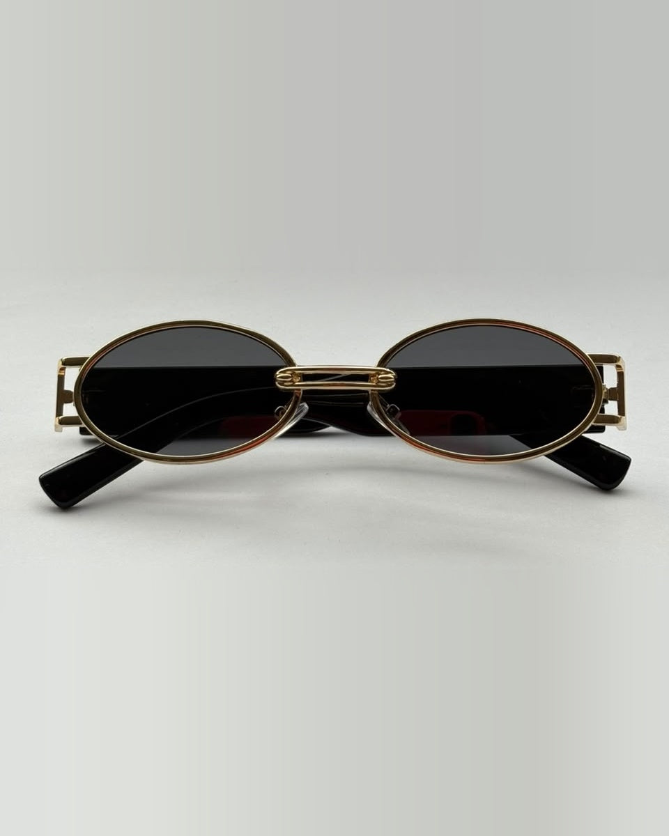 Vintage Oval - Gilded Noir