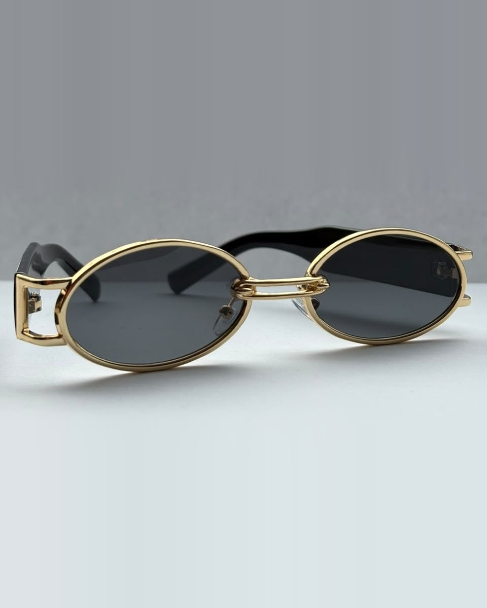 Vintage Oval - Gilded Noir
