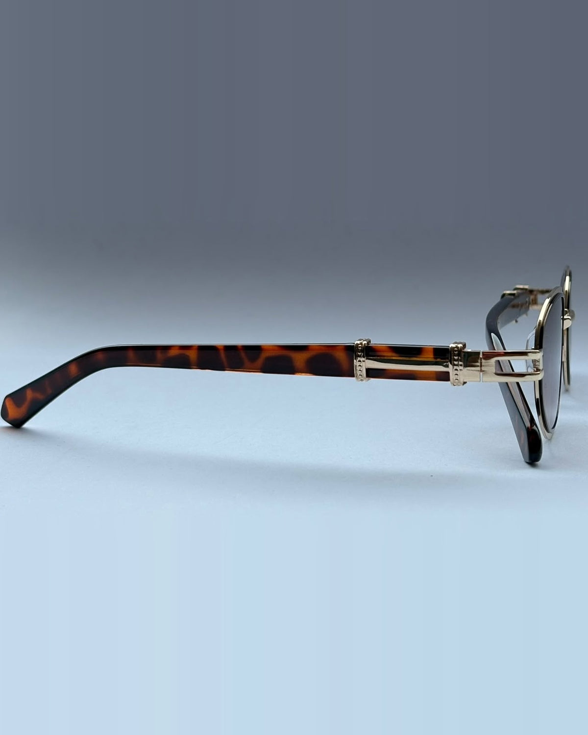 Retro Oval - Tortoise Gold