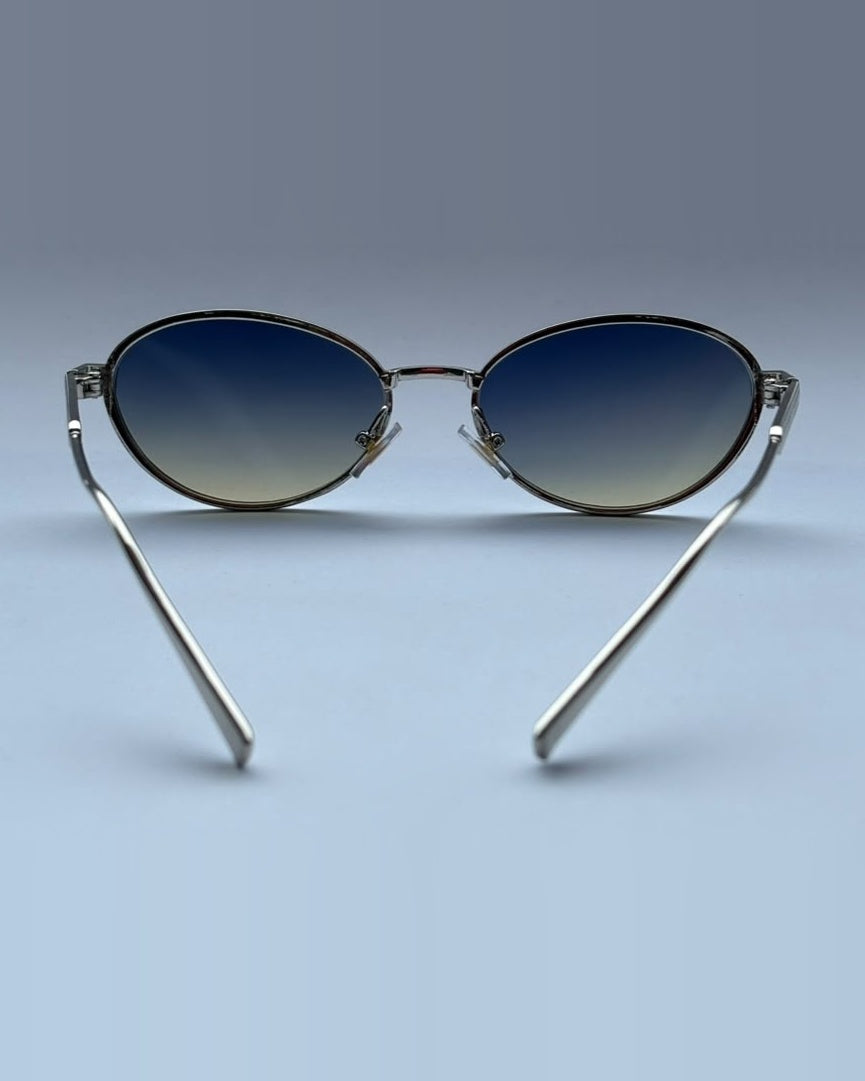 Slim Oval - Ocean Silver