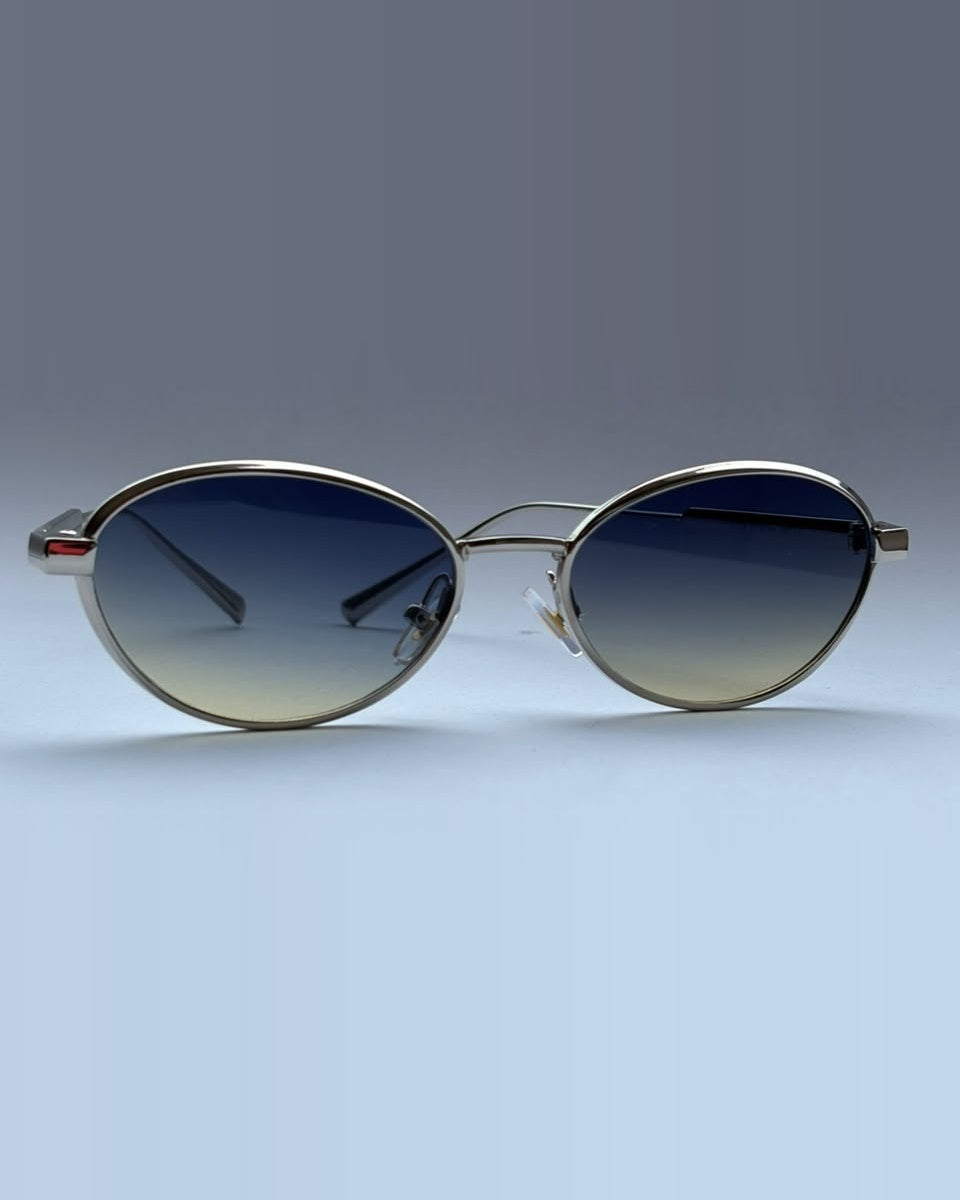 Slim Oval - Ocean Silver