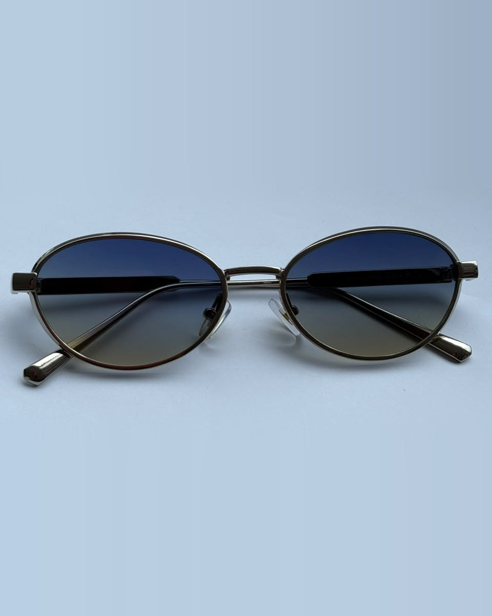 Slim Oval - Ocean Silver