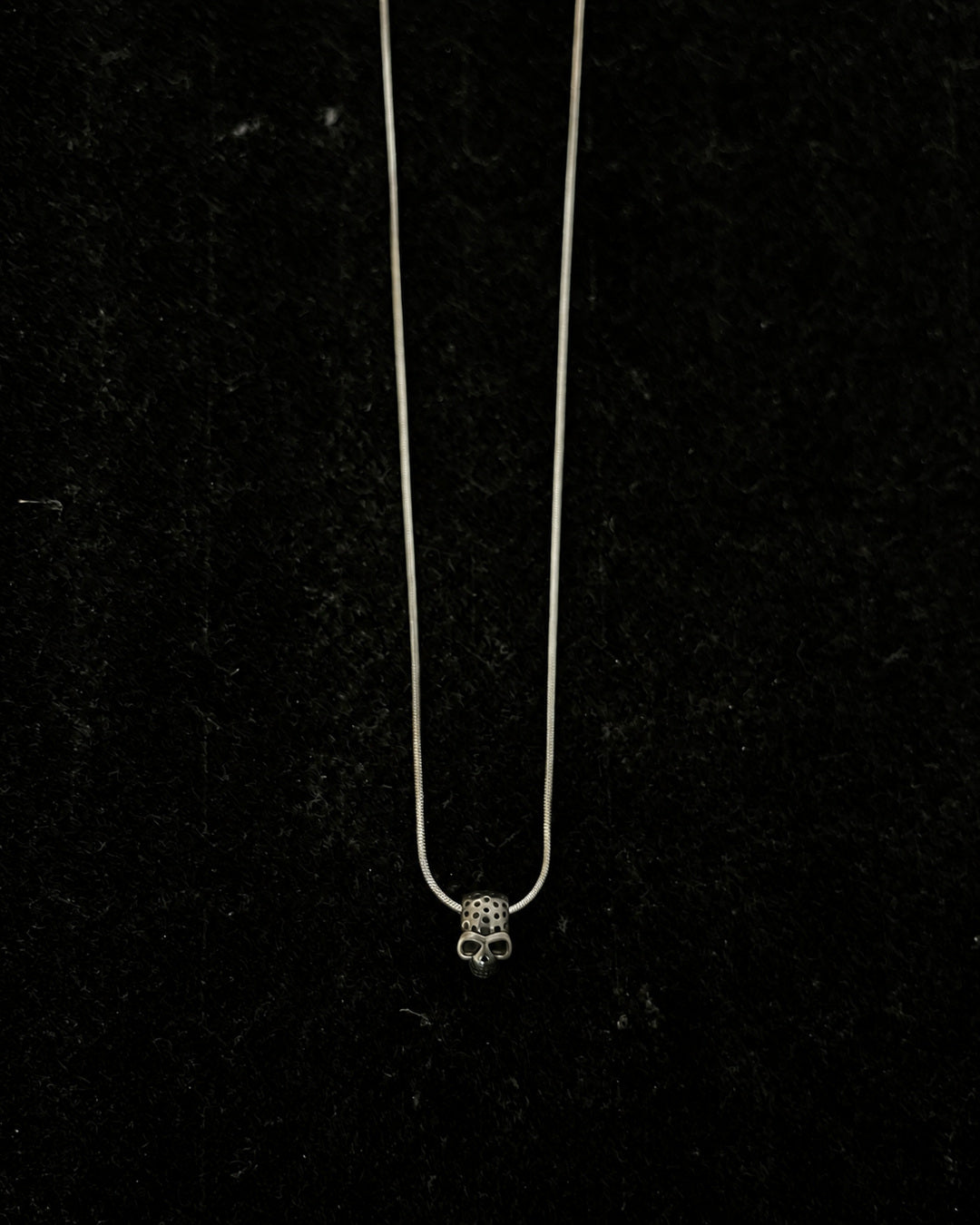 Skull Snake Chain Necklace