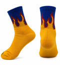 Blue Blaze Flame Socks