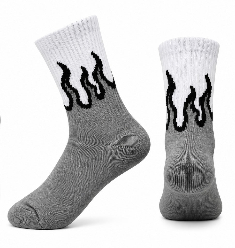 Ash Flame Socks flat