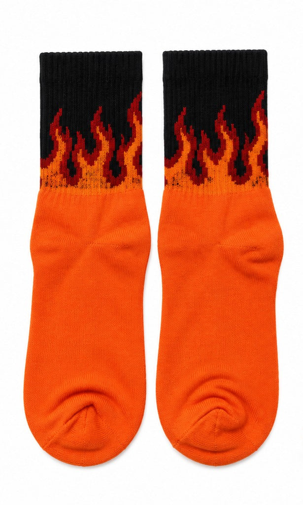Inferno Flame Socks flat