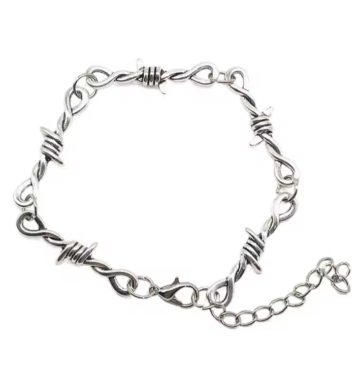 Thorn silver bracelet