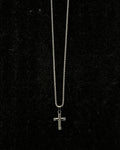 Textured Cross Necklace